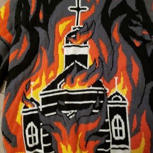 Killstar Buring Church Knit Sweater